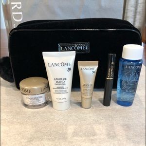 Lancôme Cosmetic Bag & Skin Care (New)